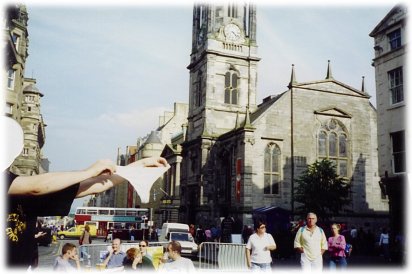 I can't move for bloody Buskers.